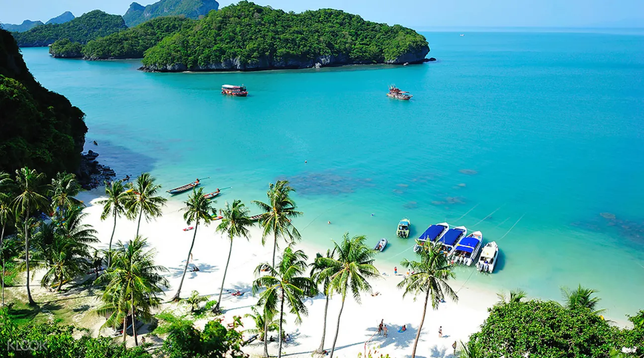 泰国苏梅安通岛美景与海洋探索