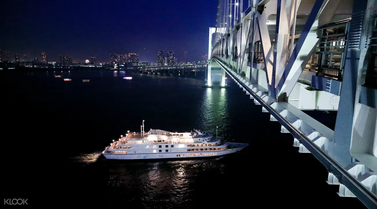 night view on tokyo bay dinner cruise