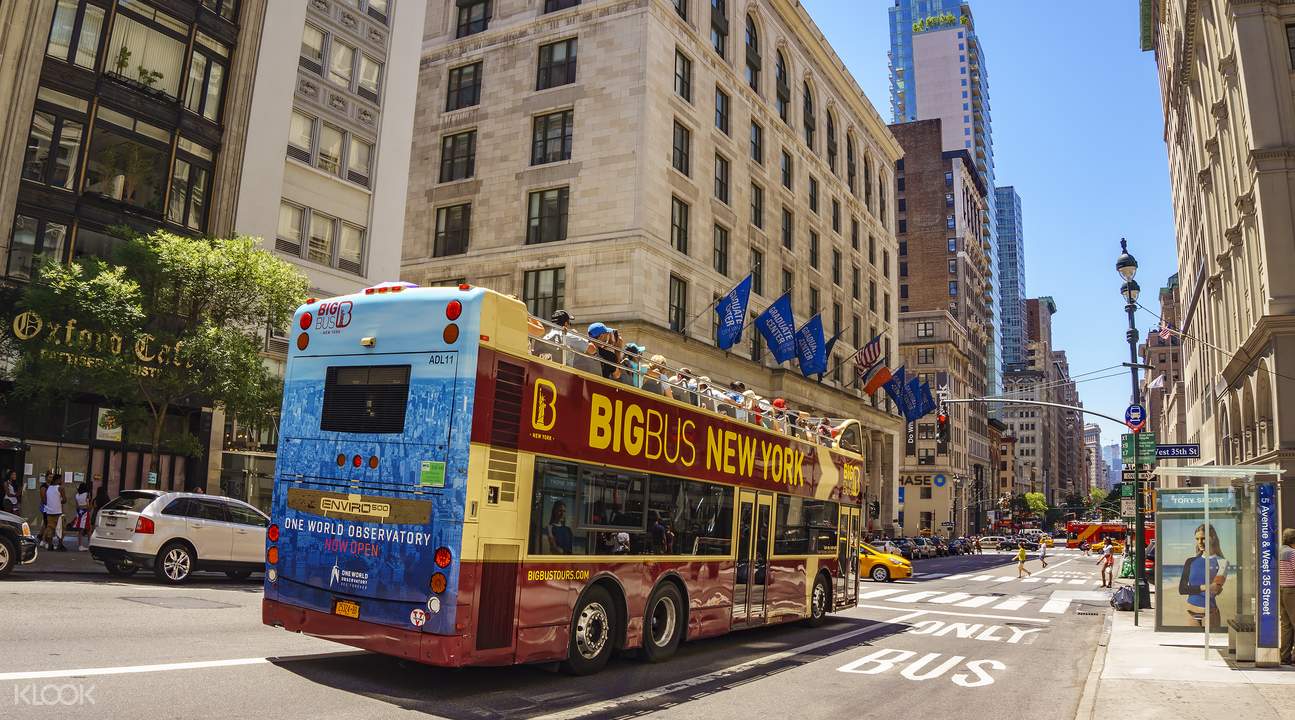 Attractions Nearby Choose from our #1 rated selection of hop on hop off New York bus tours. Our NYC double decker bus tour is a fun and flexible way to see New York. New York City Double Decker Tours. All Around Town 24 Hour Tour + Free Boat Tour. Adult $59 $ 49 Child: $ 5-day double-decker bus tour pass featuring unlimited hop-on, hop-off.