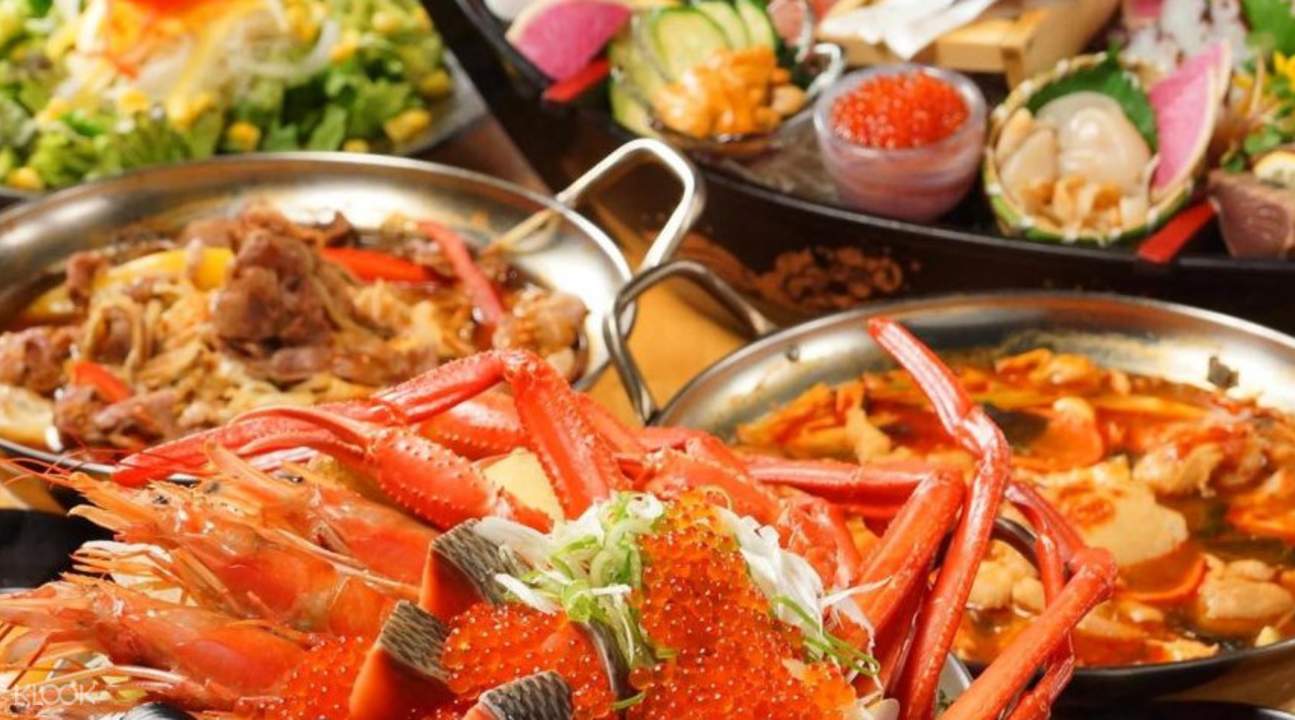 Sale Hokkaido Shiretoko Gyojo 北海道知床漁場 In Namba Seafood Izakaya Ticket Kd