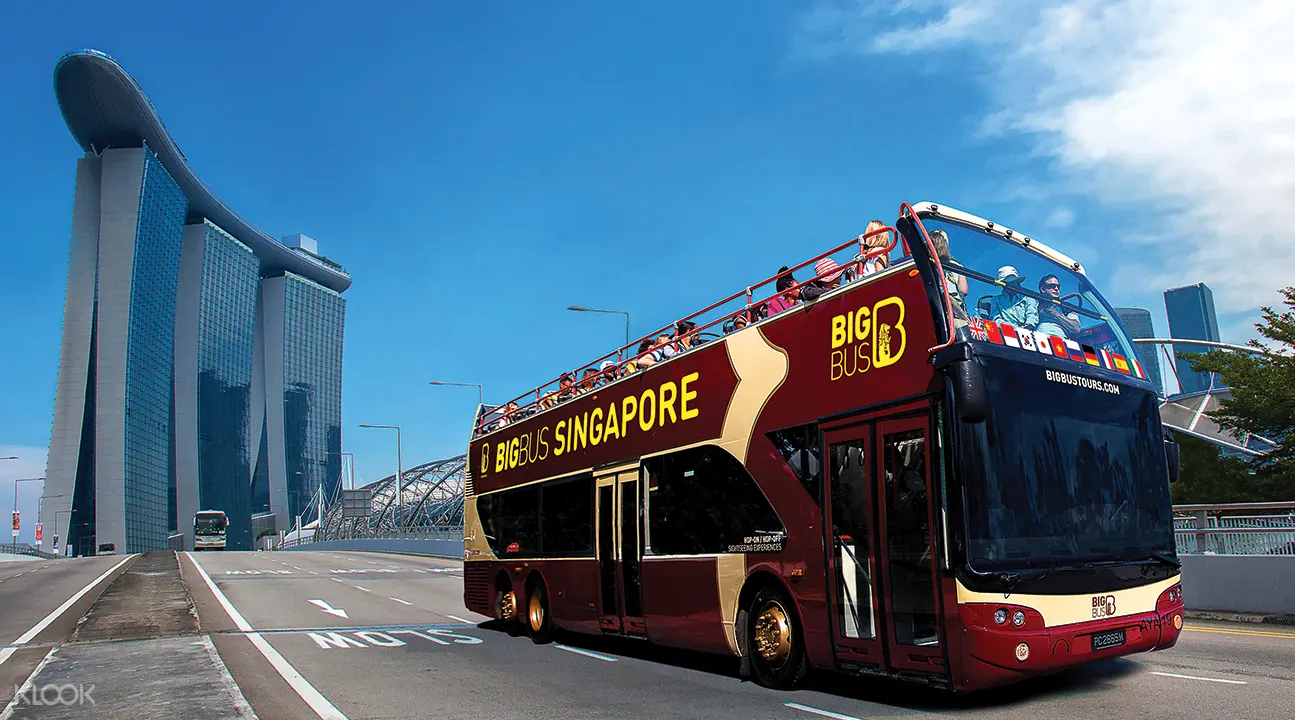 シンガポール ビッグバス 乗り降り自由ツアー オープントップ Klook クルック
