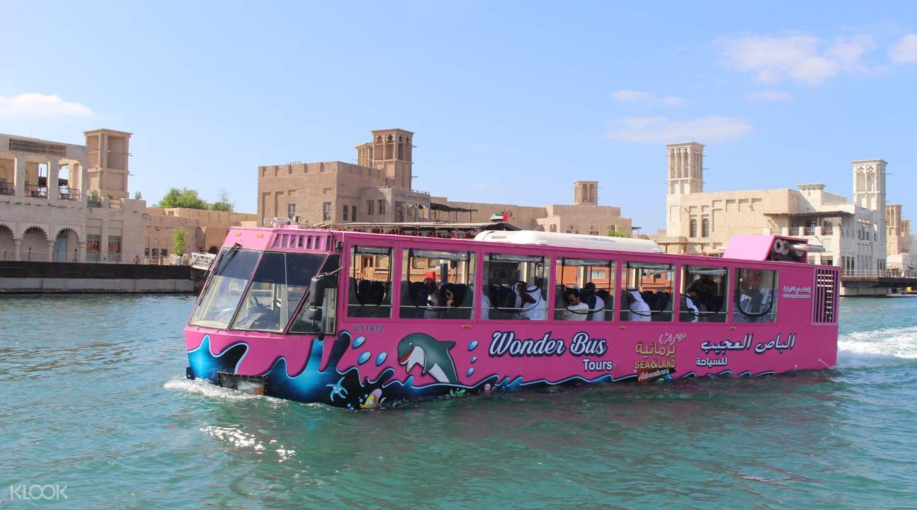 Tour Dubai in a whole new way on an amphibious Wonder Bus! 