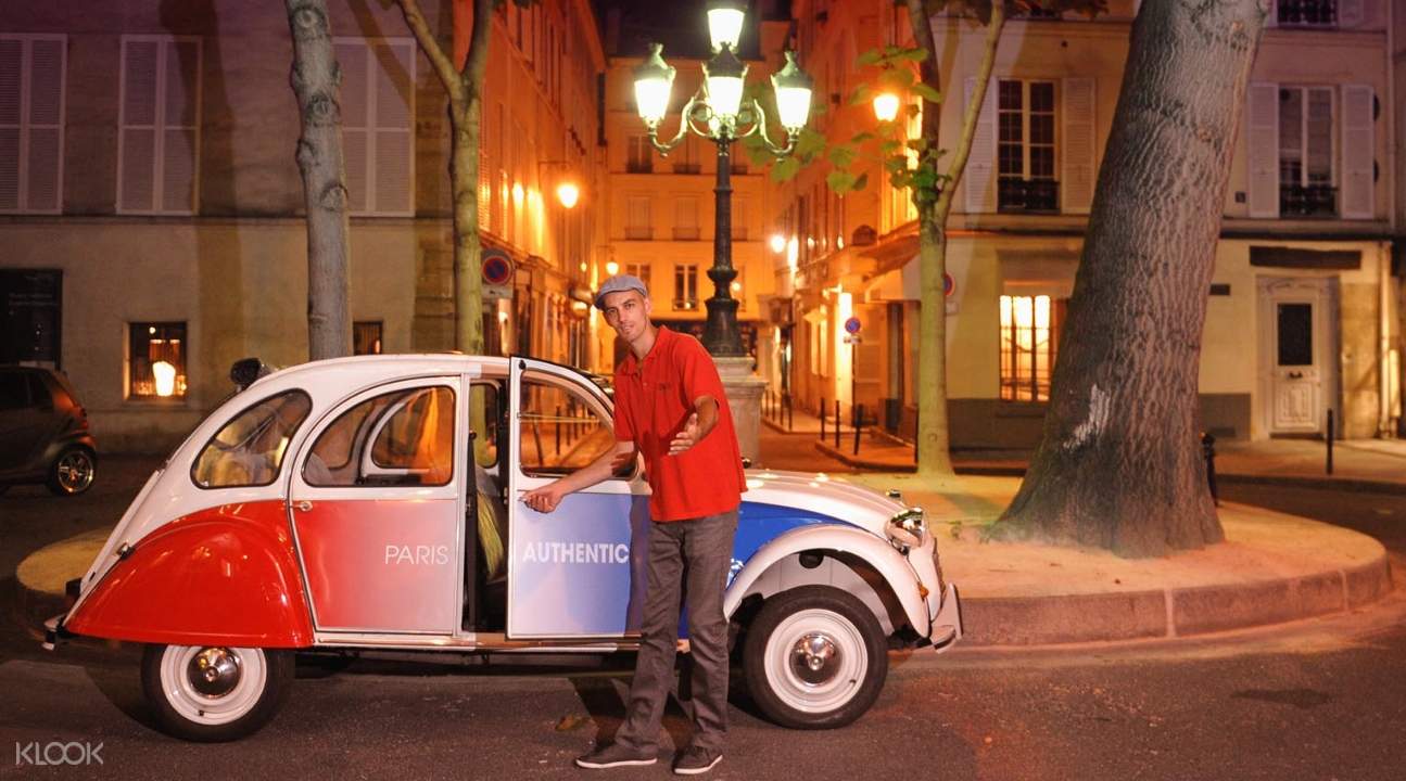 [SALE] Citroën 2CV Night Tour and Seine River Cruise in Paris, France