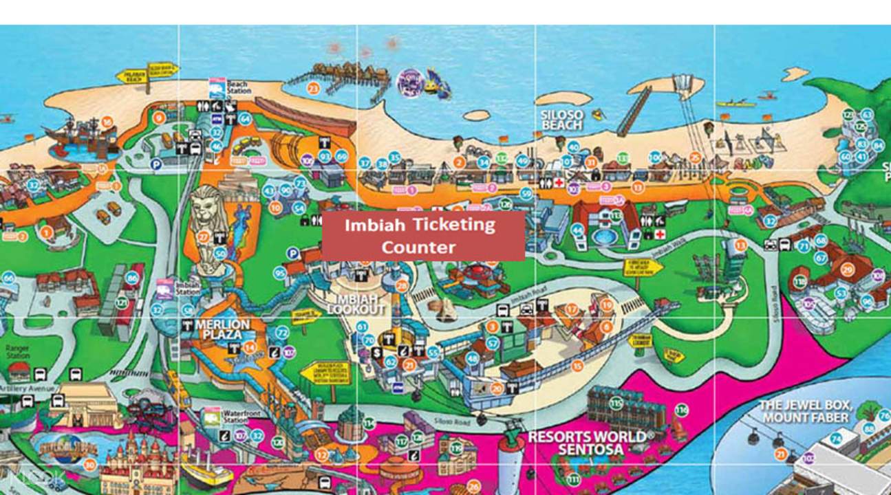 Sentosa Cable Car Stops