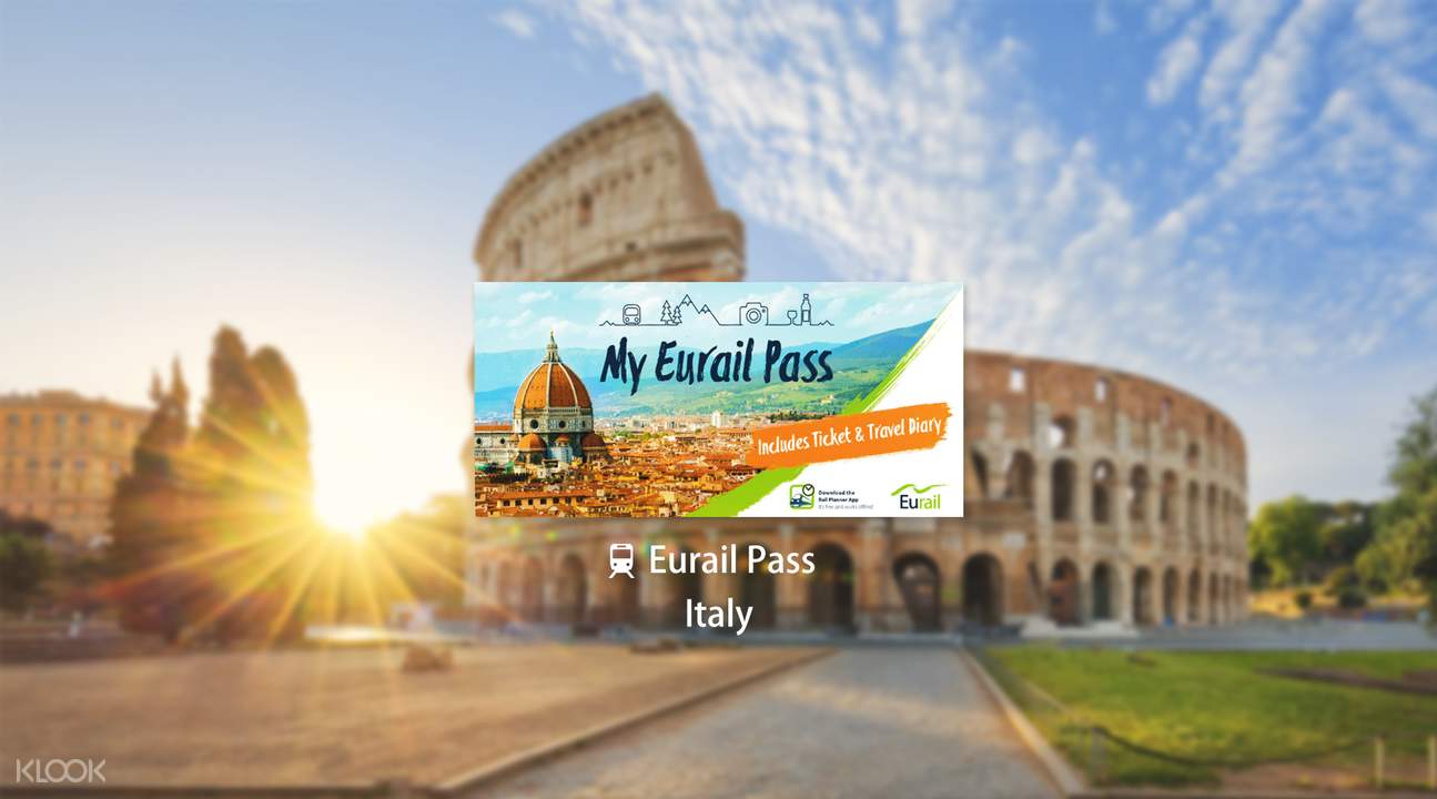 Travel around Italy by Train with Eurail Pass for Flexible 3 to 8 Days