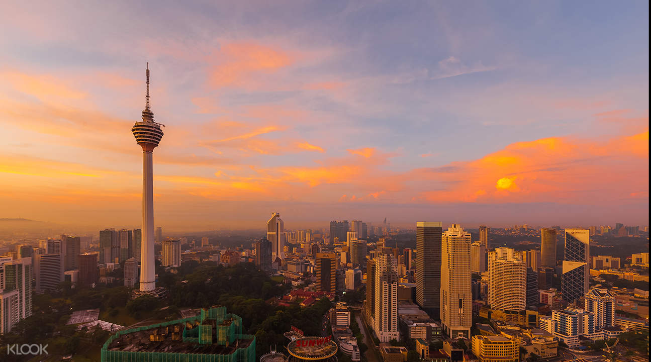 KL Tower in Malaysia Observation Deck Cityscapes from an 
