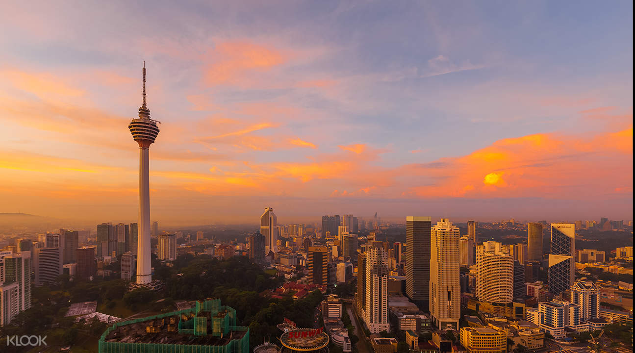 Kl Tower Di Malaysia Observation Deck Cityscapes Dari Ketinggian Yang Menakjubkan
