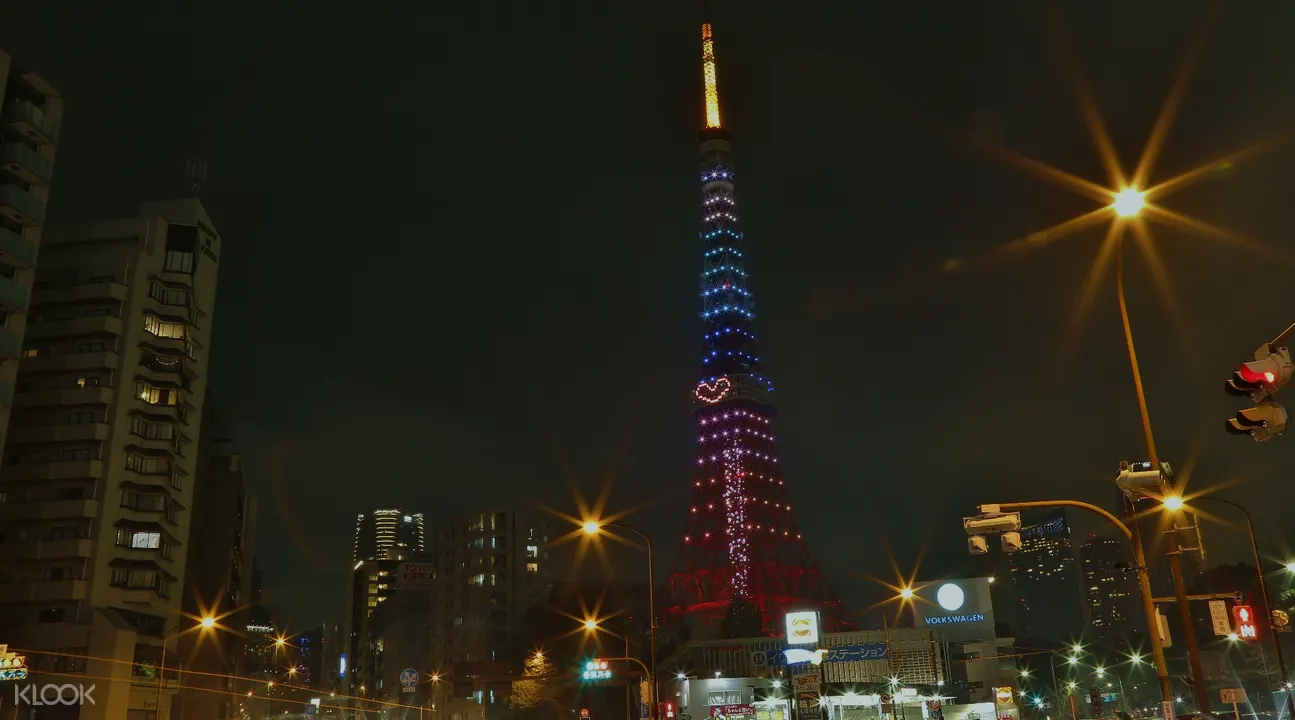   東京鐵塔俯瞰的夜景