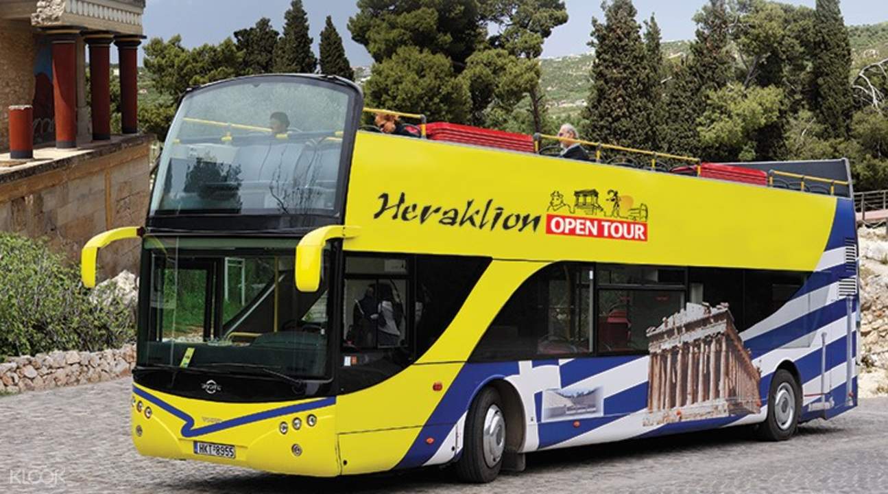travelling around crete by bus