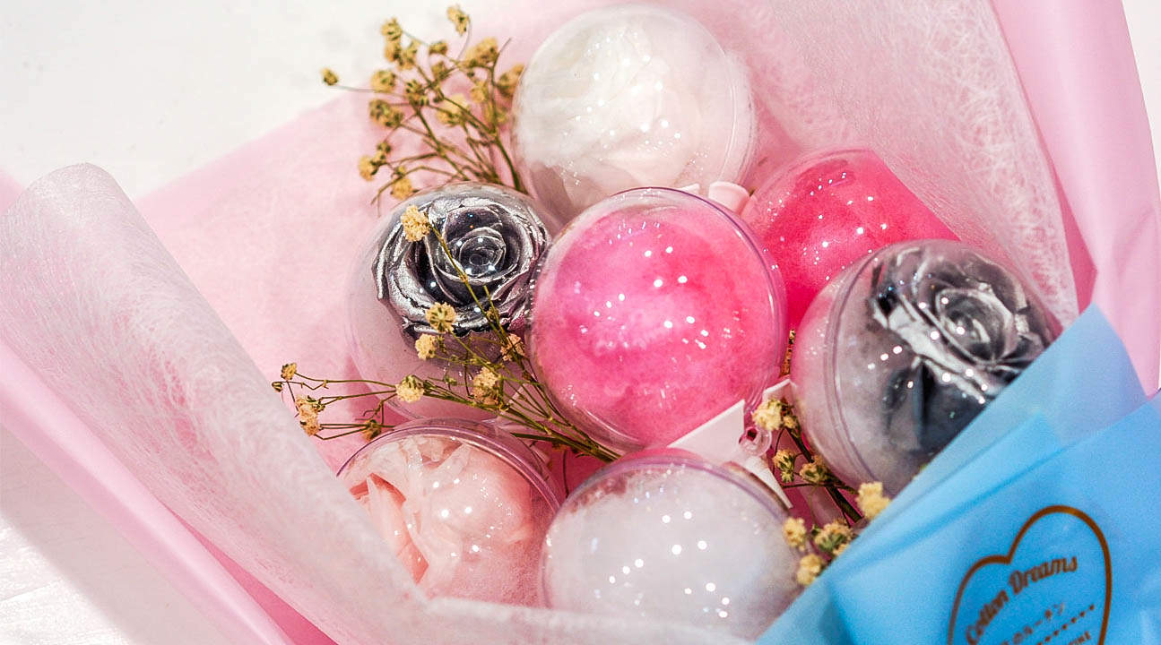 索美塞cotton dreams棉花糖花束