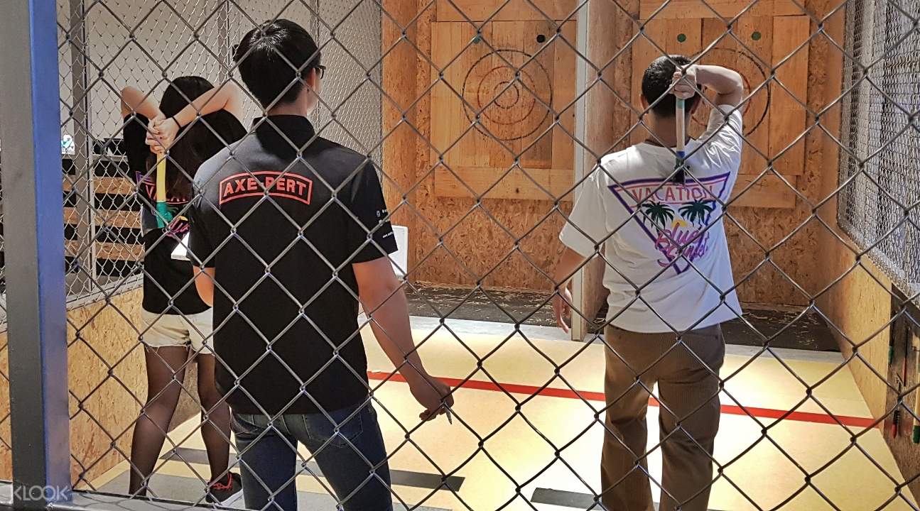 Axe Factor Axe Throwing Experience in Singapore