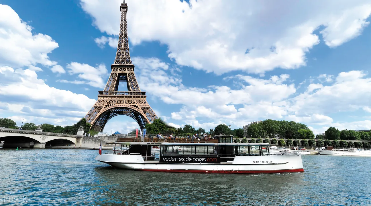 ทัวร์ล่องเรือในแม่น้ำแซน (Seine) พร้อมแชมเปญหรืออาหารว่างเพิ่มเติม โดย Vedettes de Paris