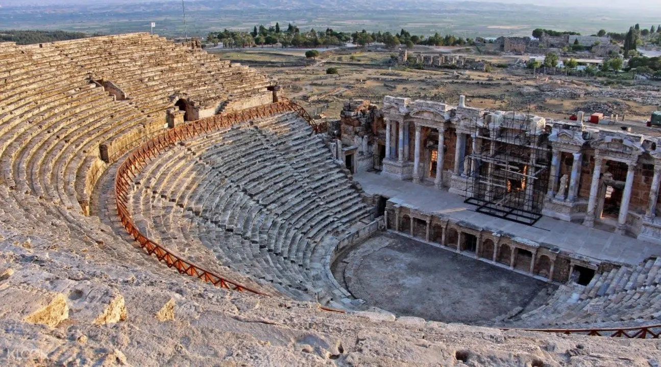 Pamukkale Day Tour Dari Antalya Hierapolis Denizli Cleopatra S Pool Dan Masih Banyak Lagi