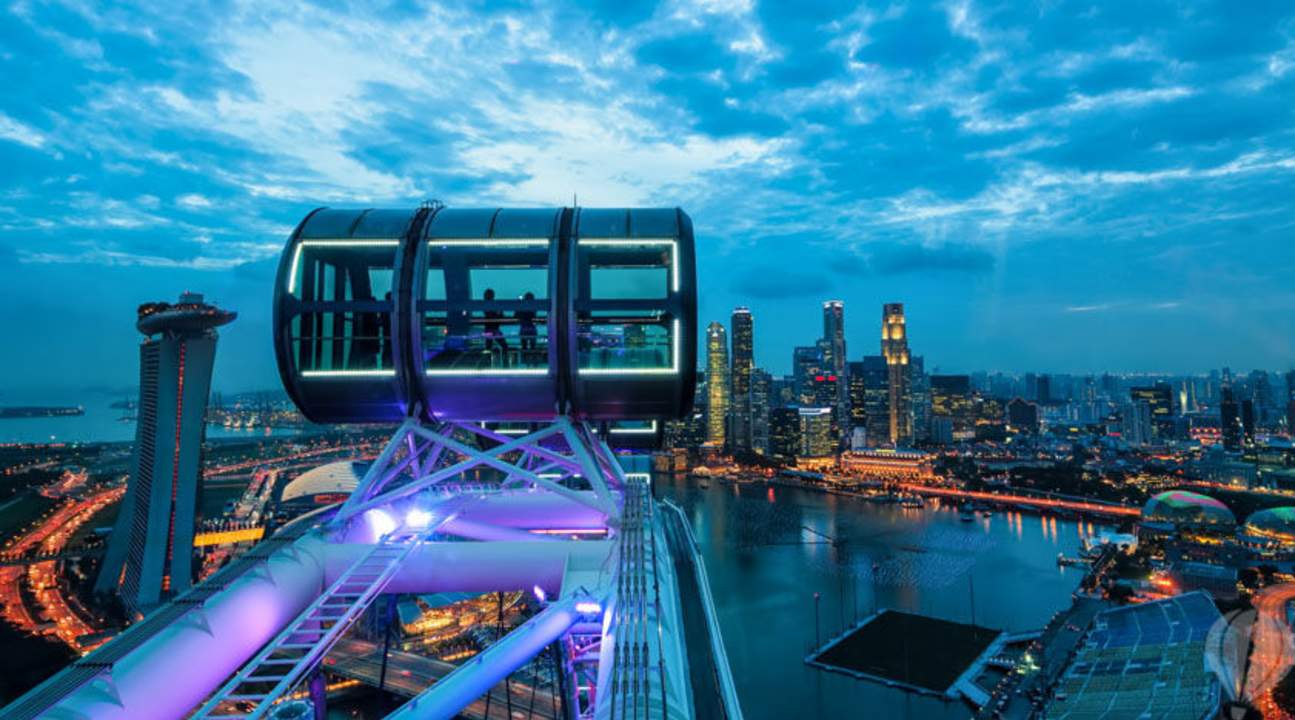 Singapore Flyer ristorante ruota panoramica