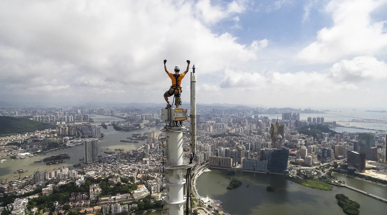 澳门旅游塔百步登天