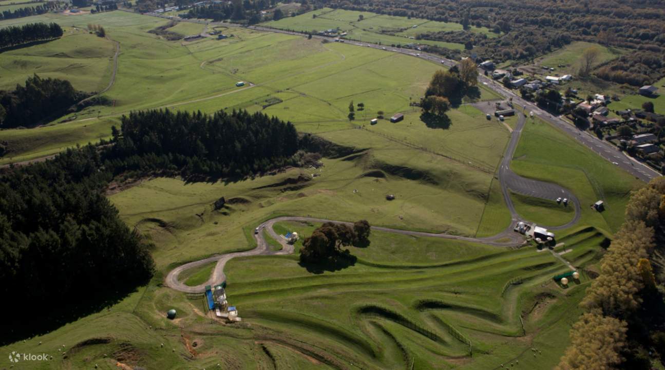 Bird's eye view of the ogo courses