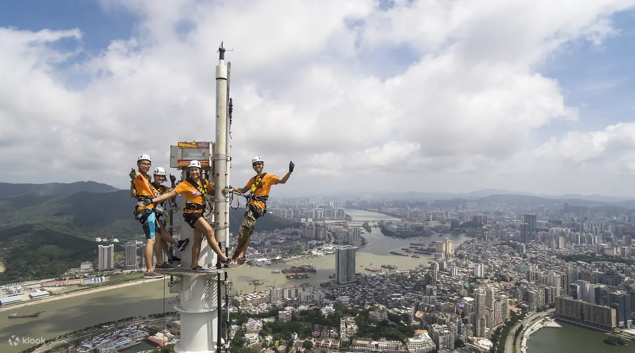 澳门旅游塔百步登天
