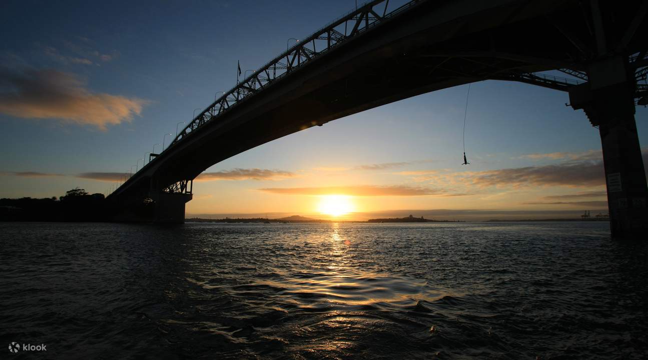 Sunet 在奥克兰大桥蹦极