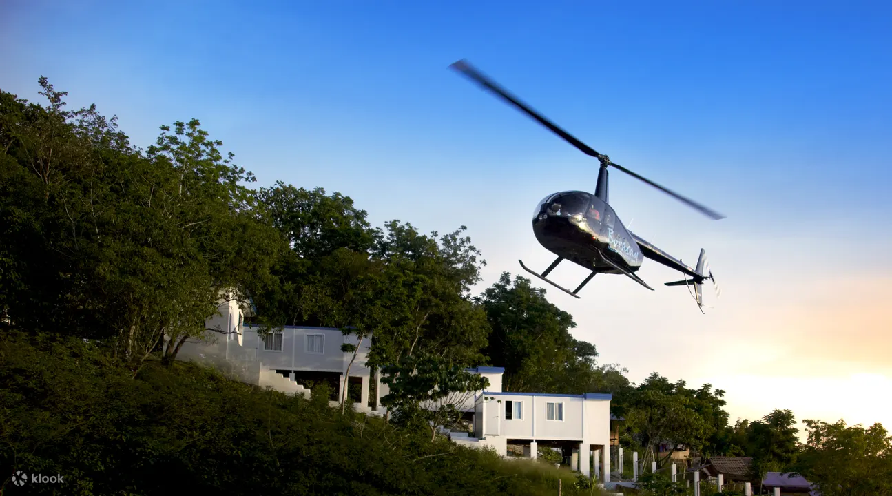 helicopter ride in boracay