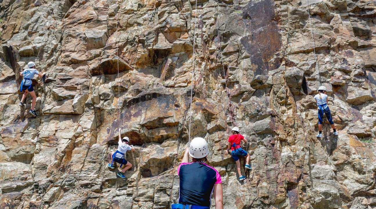 escalade en plein air falaises de la pointe kangourou