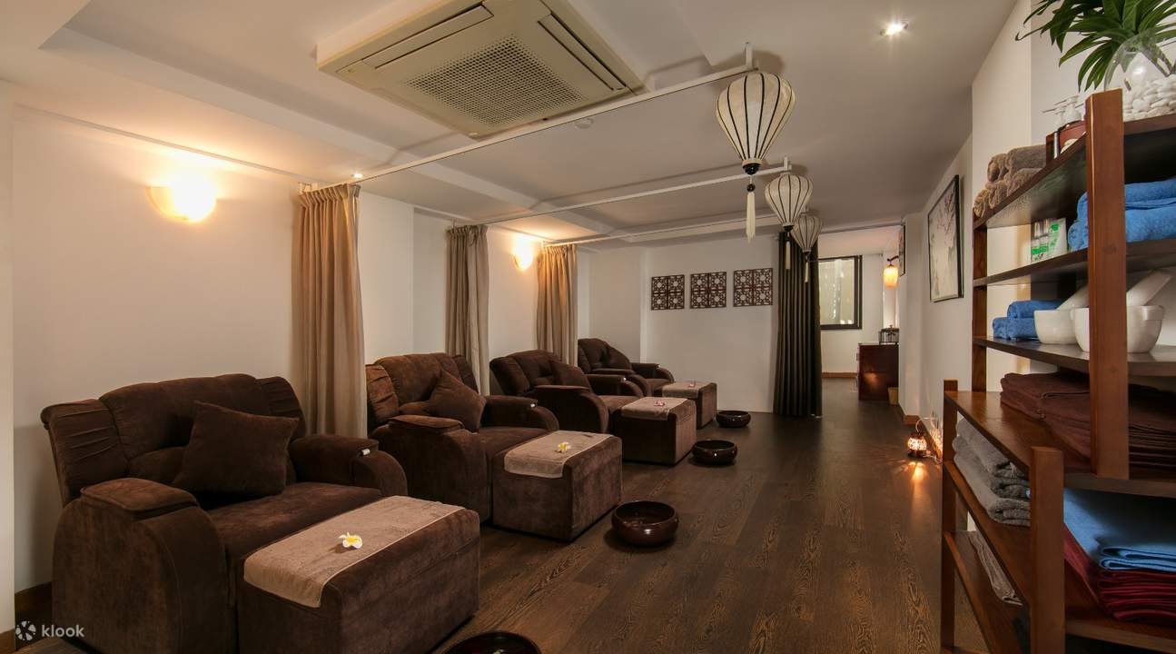 kawasan urutan kaki di Orient Central Spa 