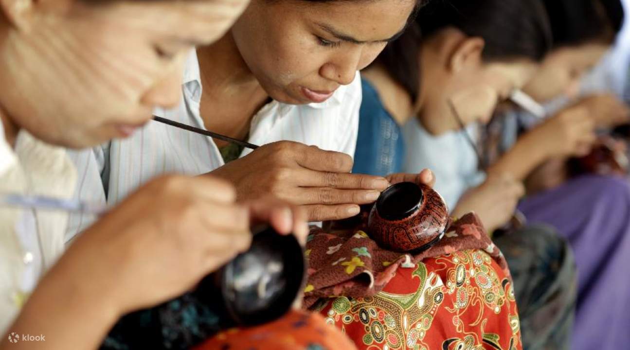 lacquerware class in bagan