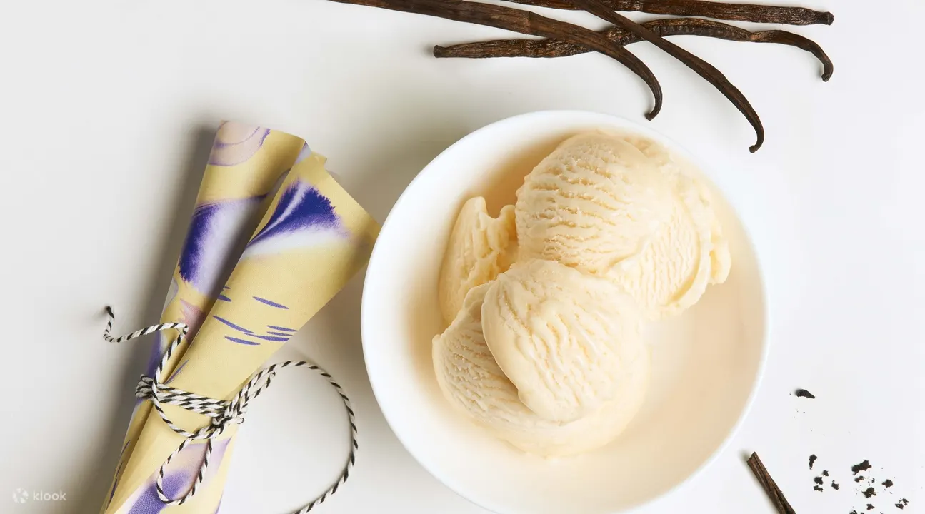 vanilla ice cream at Häagen-Dazs™ in Singapore