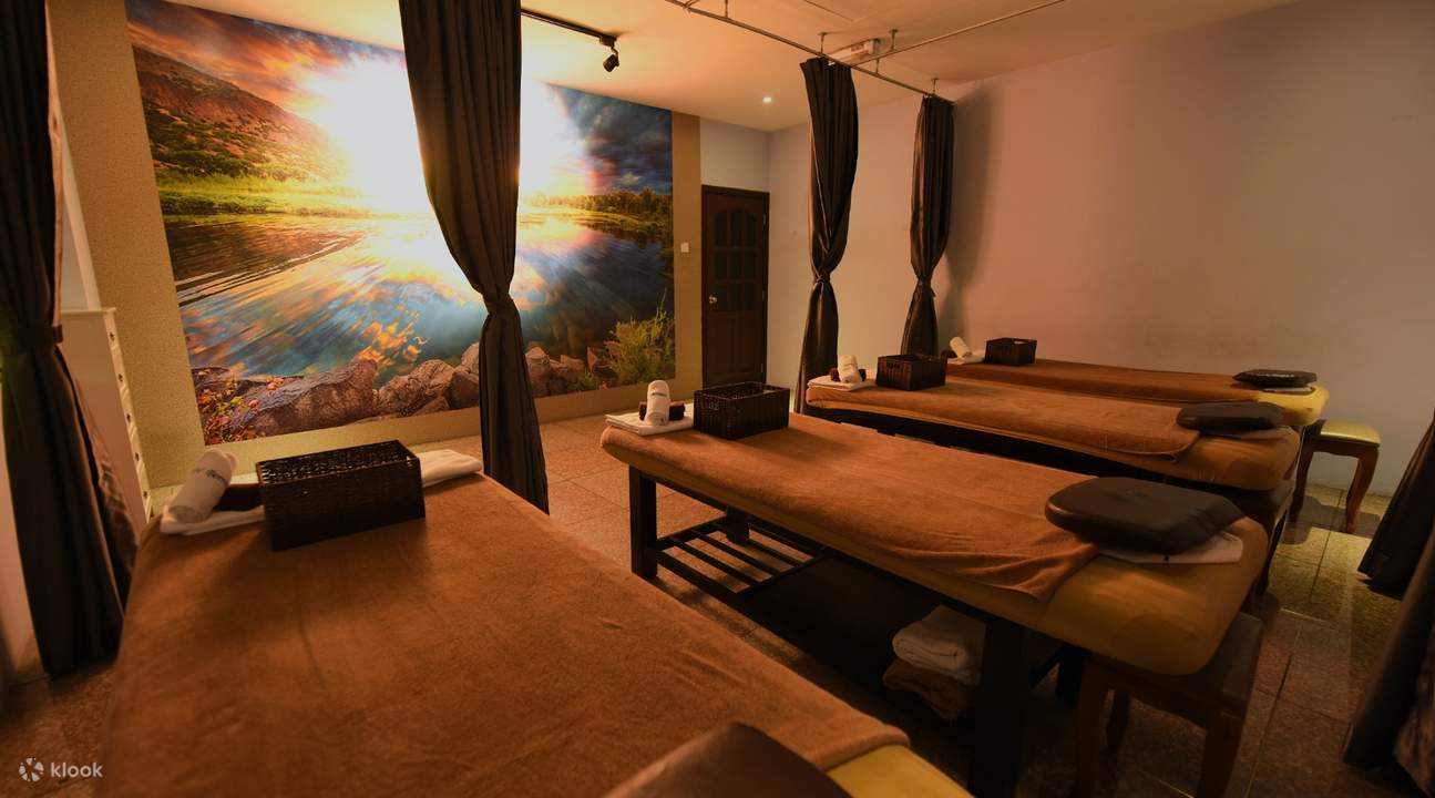 禪婆羅洲足體按摩的按摩床