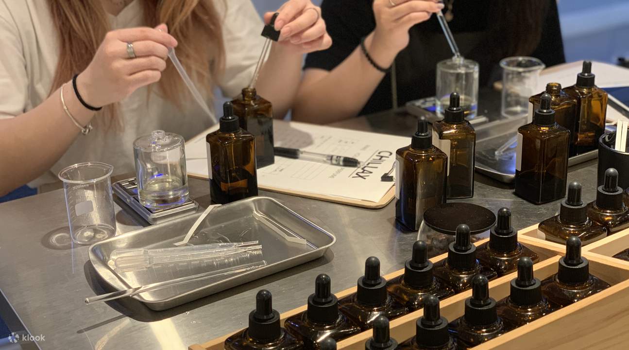 Perfume Making Class Experience at CHILLAX Scent Studio in Busan Klook