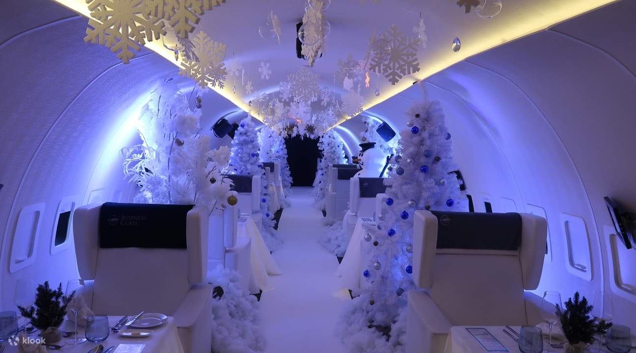 冬季主題機艙裝飾