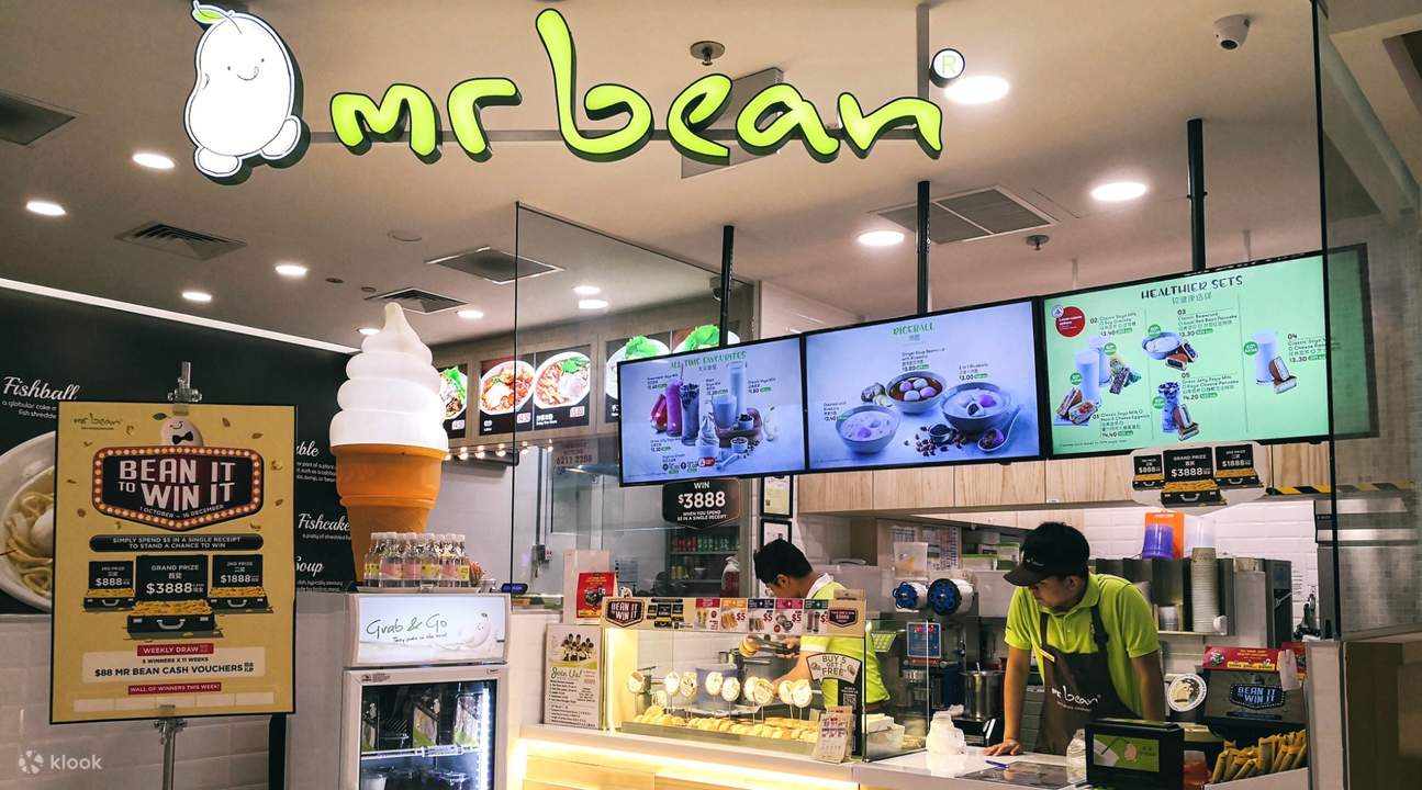 Mr Bean Soya Ice Cream and Black Soya Milk in Orchard, Singapore - Klook  Singapore