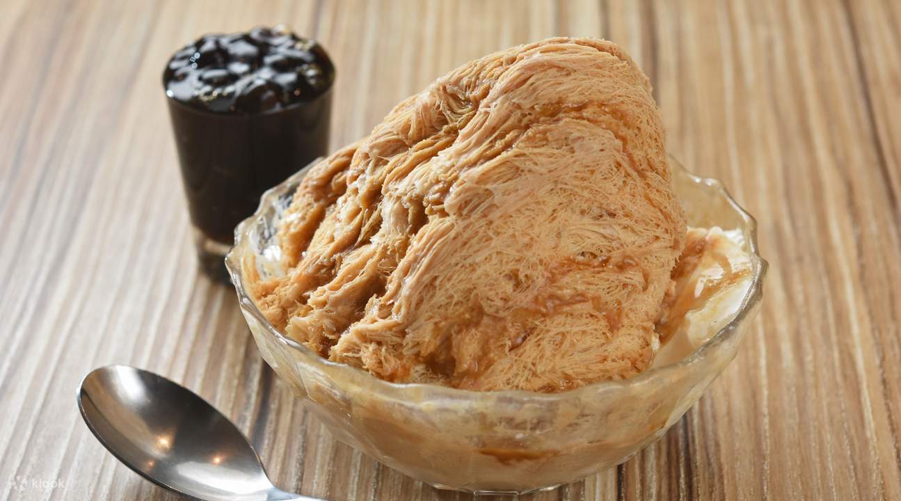 珍珠奶茶绵花甜，像极了毛线绵花，口感细腻，珍珠Q弹富有嚼劲