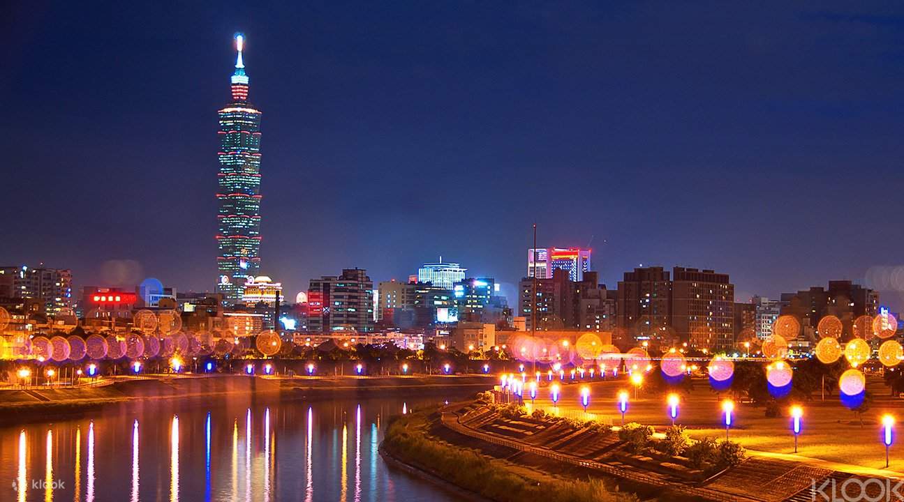 Taipei at night