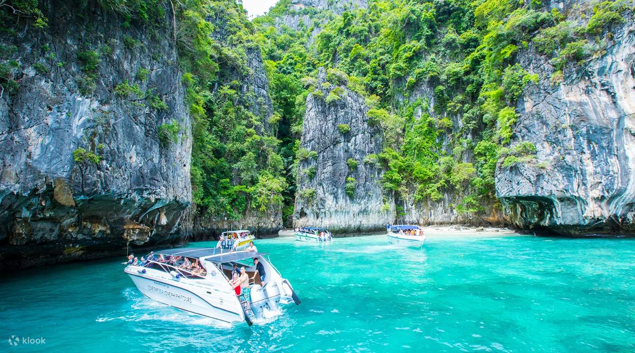 maya bay phi phi island speedboat tour, phi phi island tour tickets