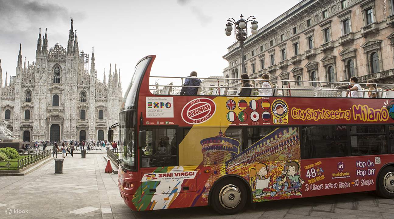 milan city sightseeing tour bus