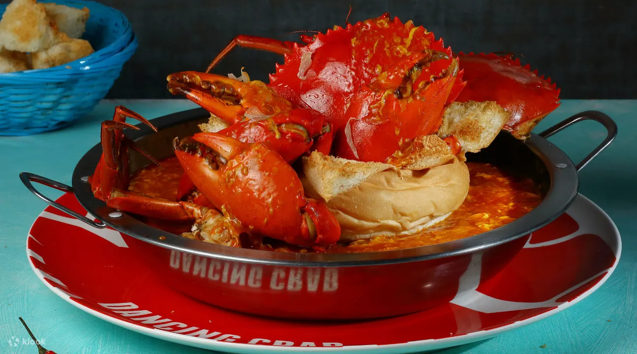 dancing crab chilli crab