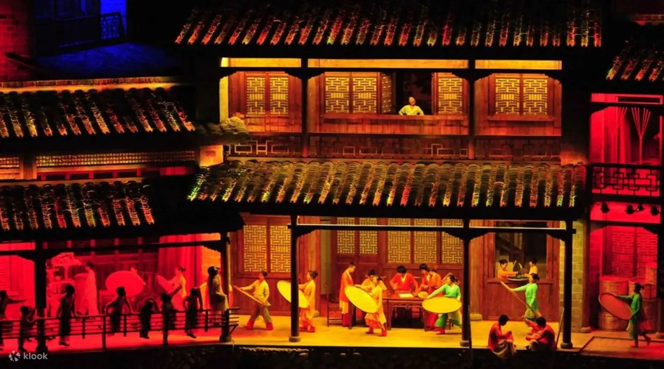 wooden house in china