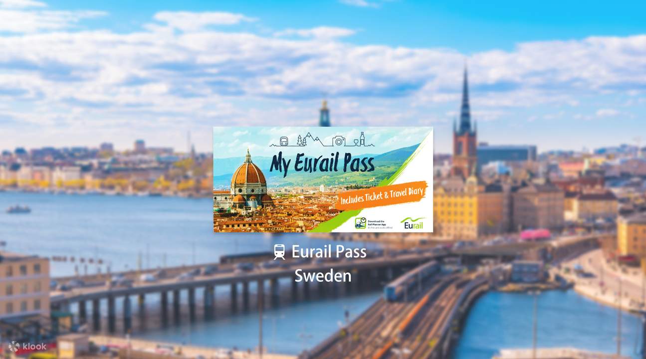 Eurail Pass 歐鐵瑞典火車證（3 / 4 / 5 / 6 / 8日） - Klook香港