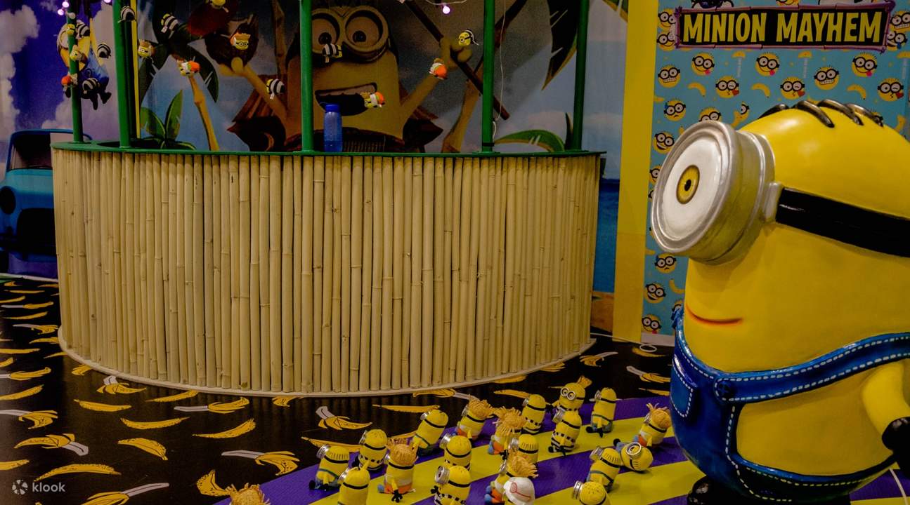 minions during klook travel fest