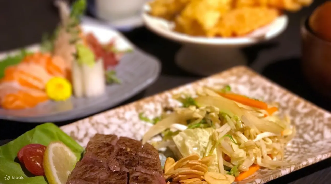 Jalan Tun Razak Hanare 日本餐厅的和牛和蔬菜