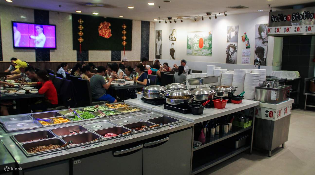 การตกแต่งภายในของ Ssikkek Korean Grill BBQ Buffet ในไชน่าทาวน์