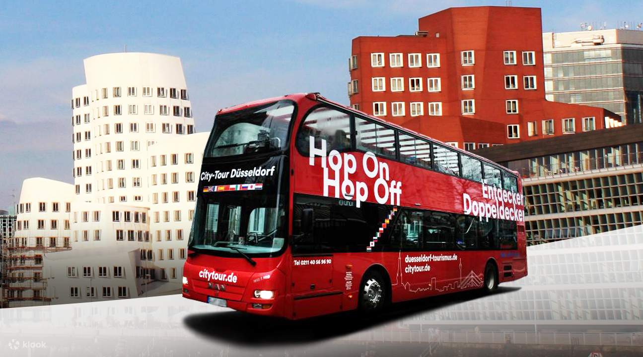 Dusseldorf 1Hour Cruise and 24Hour HopOn HopOff Sightseeing Bus Tour Klook Dusseldorf 1Hour Cruise and 24Hour HopOn HopOff Sightseeing Bus Tour Klook