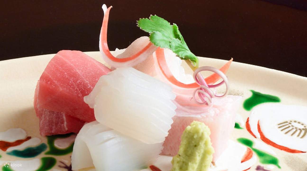 Hidangan utama Kaiseki di Gion Nanba di Kyoto Gion