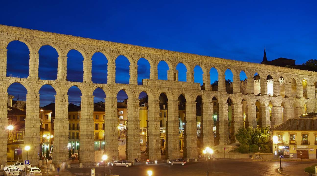 Roman aqueduct in Segovia 