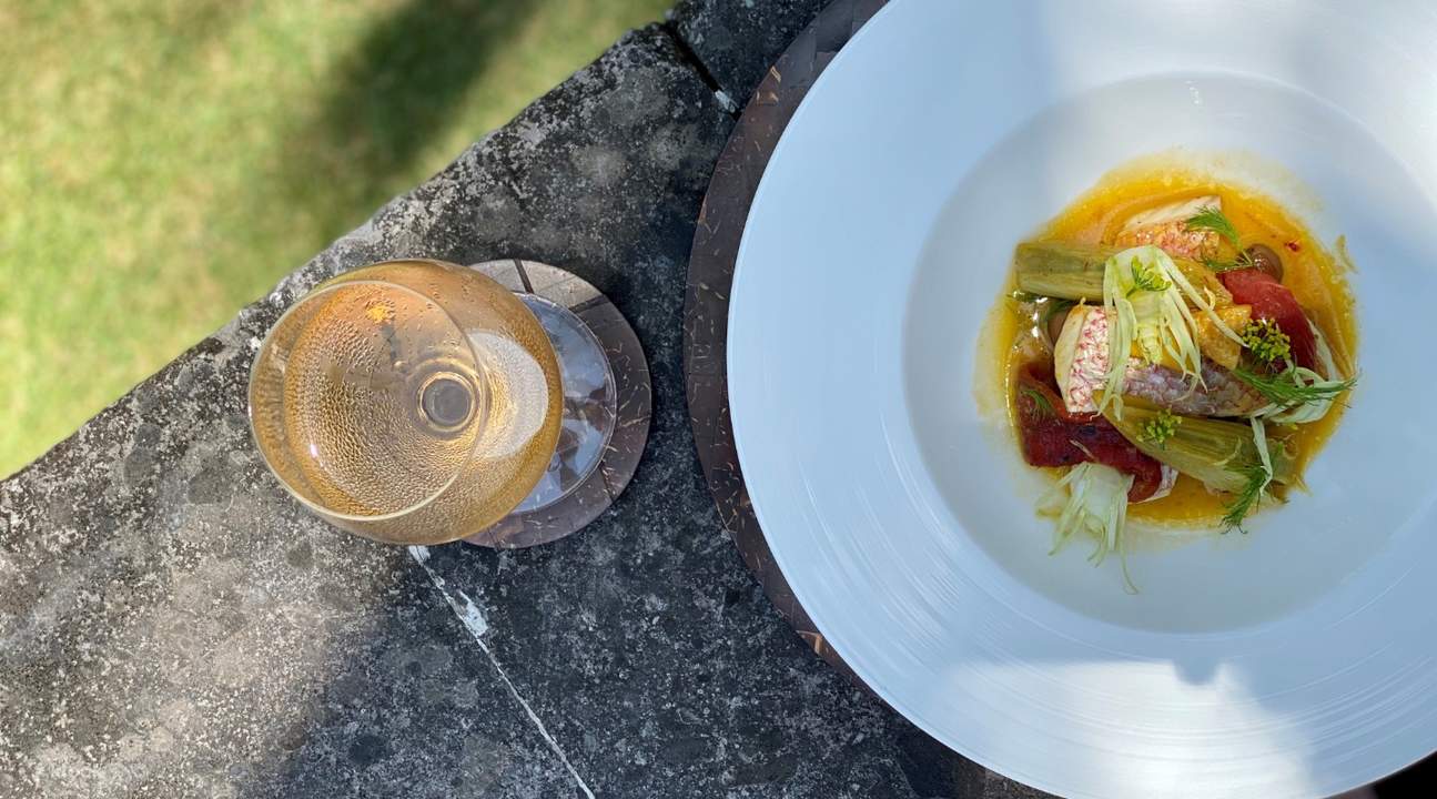 rose lunch in the legian seminyak bali