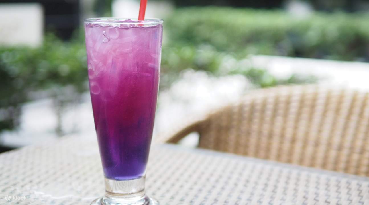 butterfly pea flower drink tali pling siam paragon bangkok