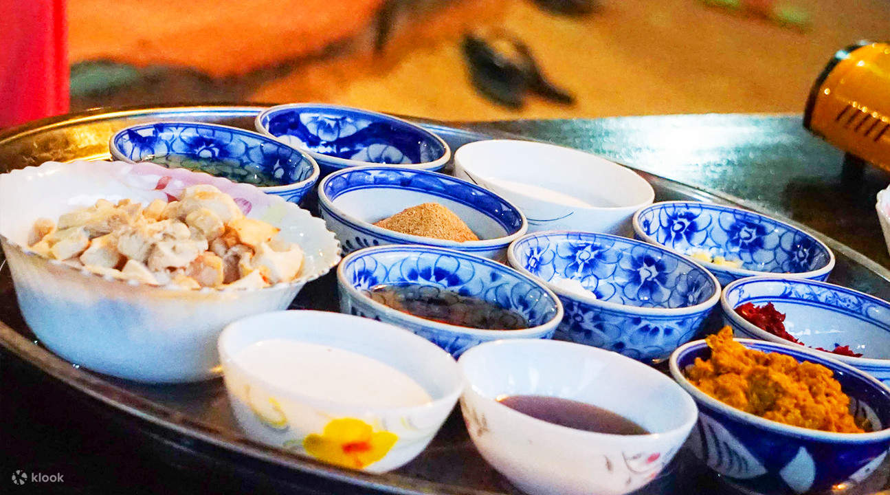 暹粒烹饪班的食材