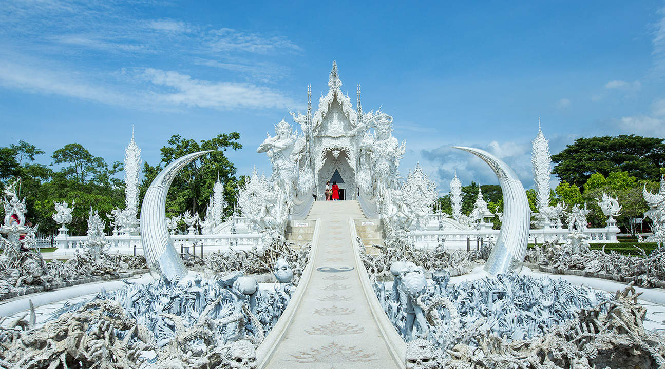 white temple tour