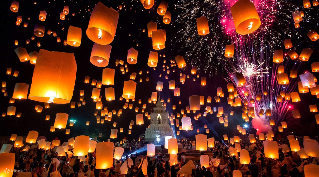 Chiang Mai CAD Khomloy Sky Lanterns Festival Klook Россия