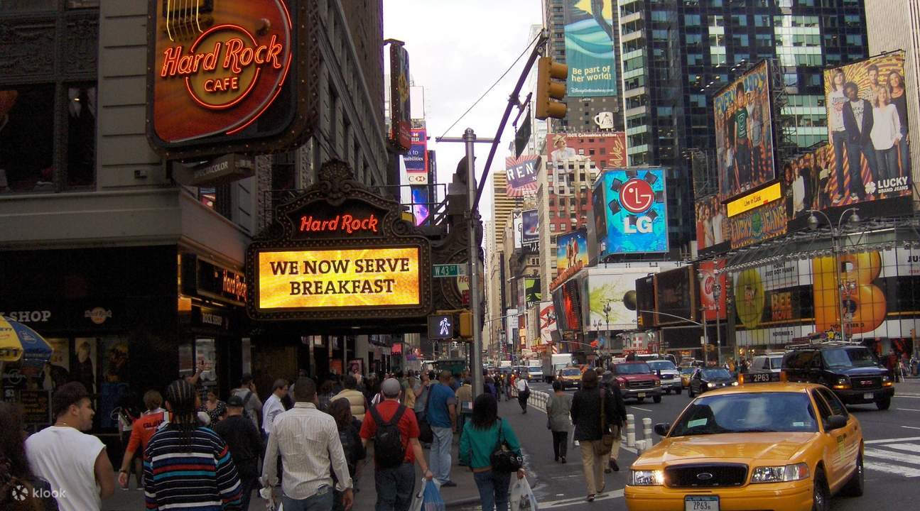 纽约Hard Rock Cafe硬石摇滚主题餐厅餐券